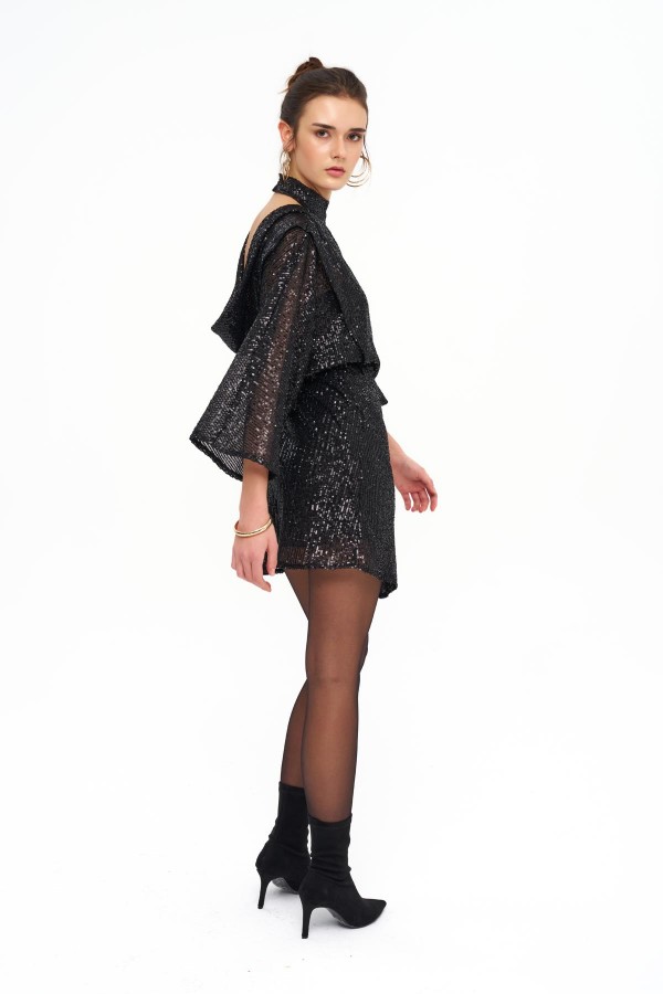Noir Radiance Dress