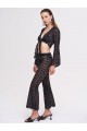 Jude Siyah Crop Top & Pantolon Set