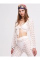 Jude Beyaz Crop Top & Pantolon Set