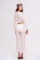 Jude Beyaz Crop Top & Pantolon Set